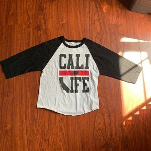 Big Kids unisex Cali Life mid sleeve top